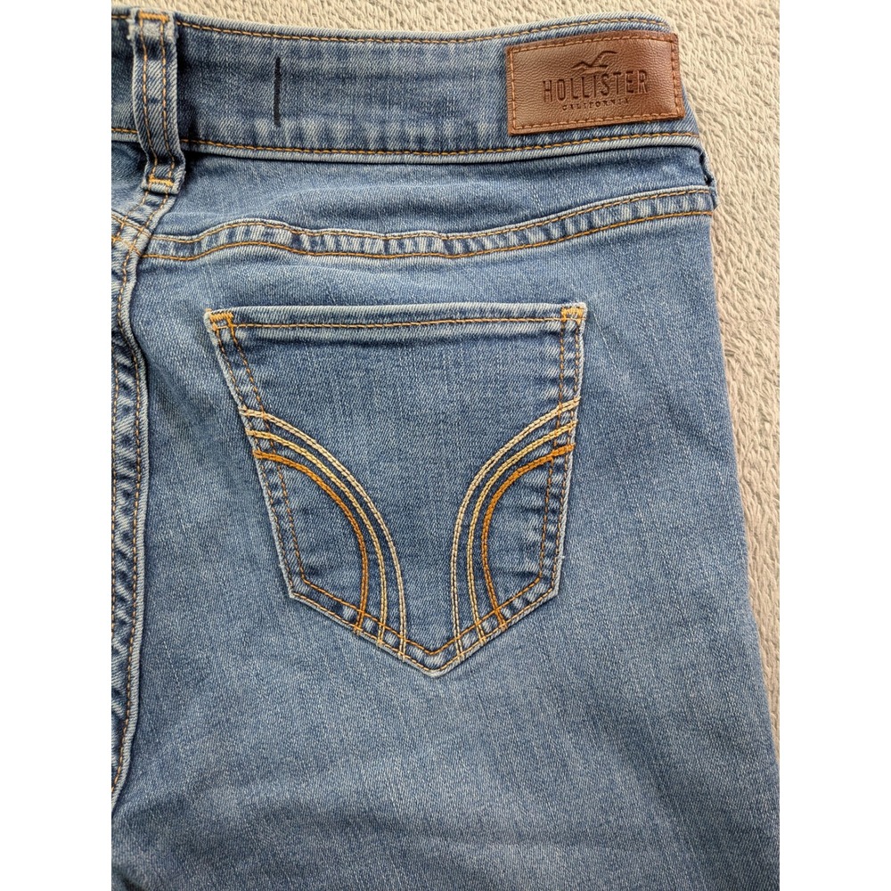 Hollister Low-Rise Bootcut Jeans Womens 5R W27 L32 Medium Wash Classic Stretch
